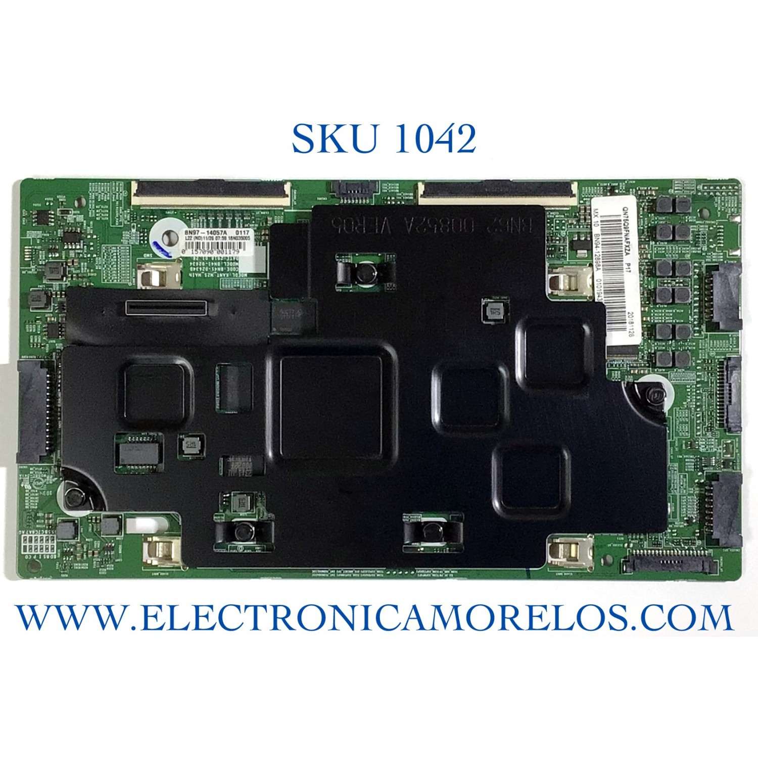 MAIN PARA TV SAMSUNG NUMERO DE PARTE BN94-12898A / BN41-02634B / BN97-14057A / PANEL CY-TN075FLAV8H / MODELO QN75Q9FNAFXZA AC02 / QN75Q9FNAFXZA / QN75Q9FNA